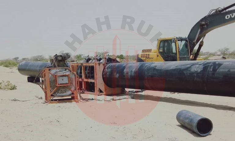 Laying HDPE Pipe Line From Nabisar to Thar Coal Km 30+000 To Km 40+000.