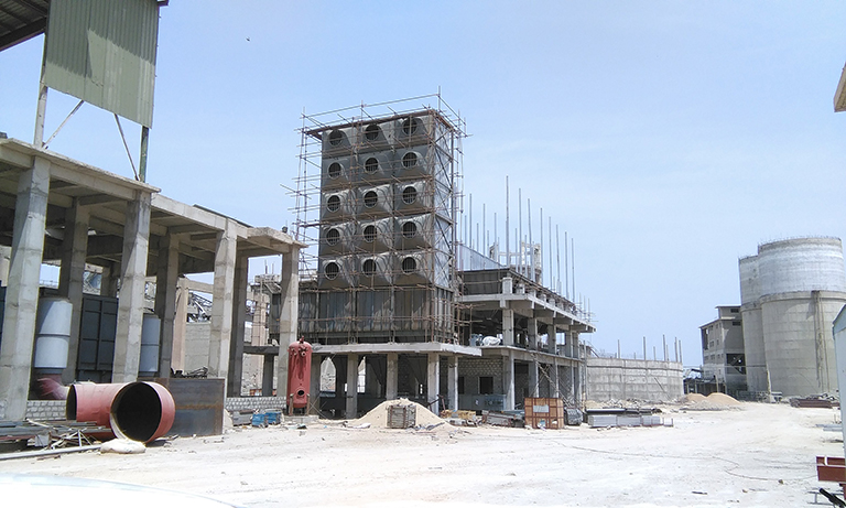 Construction of Rohri Cement factory